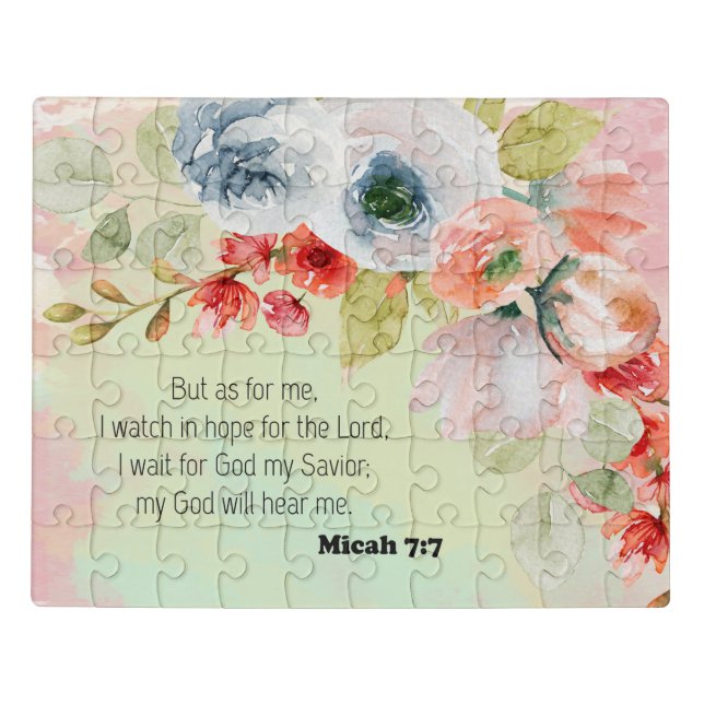 Bible Verse Psalm scripture Jigsaw Puzzle (Puzzle Horizontal)