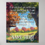 Bible Verse Quote Boys Forest Playground Kids Art Poster