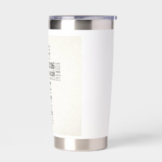 Bible Verse Reference Cross Wall Art Insulated Tumbler
