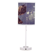 Bible Verse: Renew Strength, Wings as Eagles Table Lamp (Back)