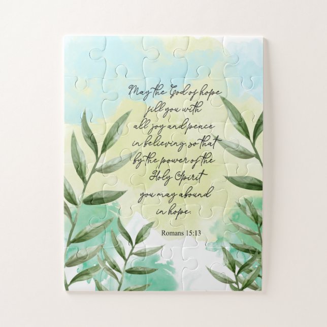 Bible Verse Romans scripture Jigsaw Puzzle (Vertical)