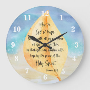 Bible verse Romans Wall Clock