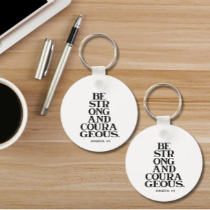 Bible Verse Round Keychain