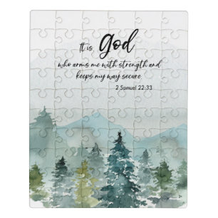 Bible Verse Samuel scripture Jigsaw Puzzle