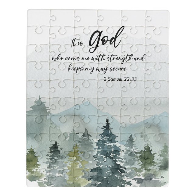 Bible Verse Samuel scripture Jigsaw Puzzle (Puzzle Vertical)