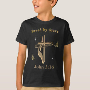 Bible Verse saved by Grace T-Shirt