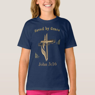 Bible Verse saved by Grace T-Shirt