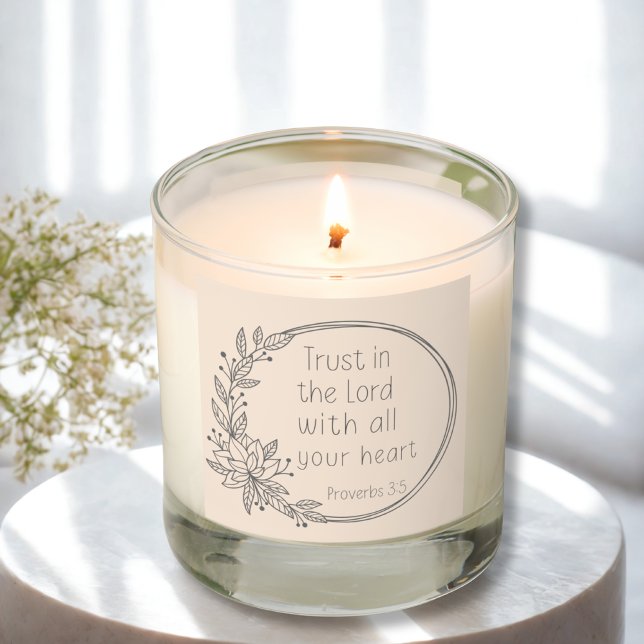 Bible Verse  Scented Candle (Creator Uploaded)