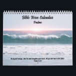 Bible Verse Scripture Calendar Psalms<br><div class="desc">This pretty calendar features my original photographic art with bible Scripture verses from the book of Psalms. Each page of images has a bible verse and will give comforting words of truth in God's word. These calendars are high quality and vibrant. You may choose other sizes and other options if...</div>