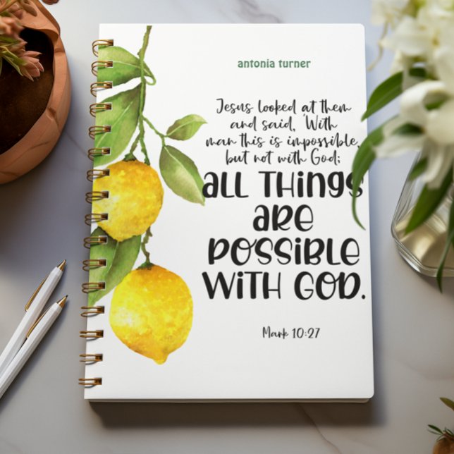 Bible verse  scripture  Lemon  Planner (Creator Uploaded)