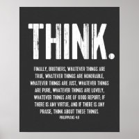 Bible Verse, Scripture Philippians 4:8 Modern