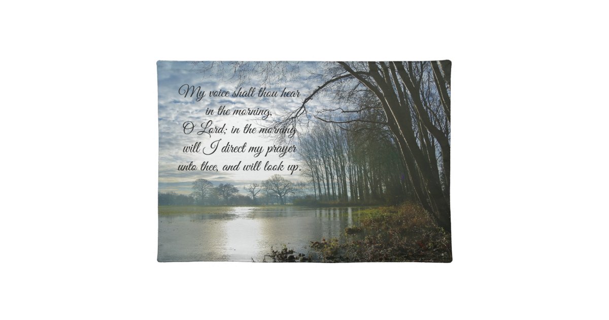 Bible Verse Scripture Prayer Placemat Zazzle