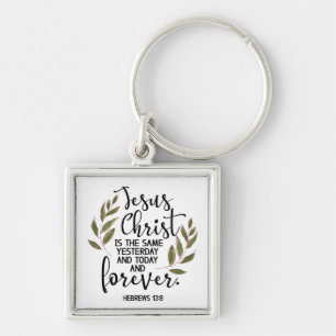Bible verse Square Keychain