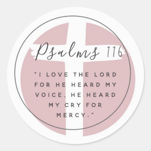 Bible Verse Sticker (Front)