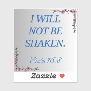 Bible verse sticker- Proverbs 16:8  Sticker
