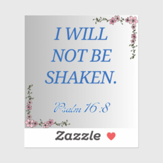Bible verse sticker- Proverbs 16:8 Sticker