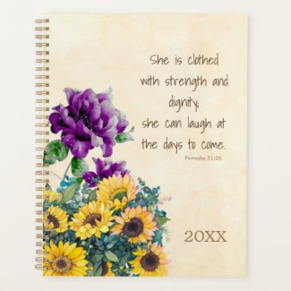 Bible Verse Strength | Women Proverbs 31 Christian Planner