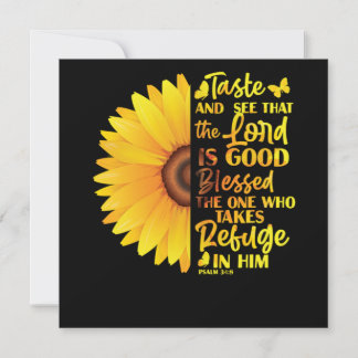 Bible Verse Taste And See That The Lord Is Good Bl Invitation
