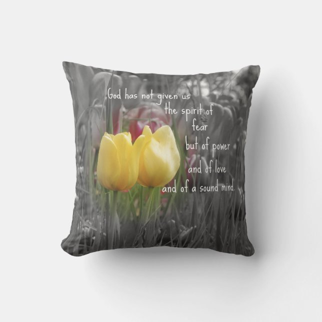 Bible Verse Throw Pillow (Front)