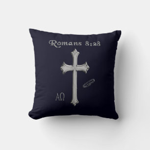 Bible verse throw pillow