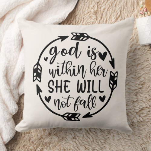Bible verse  throw pillow