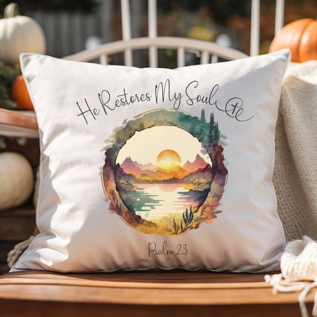 Bible Verse  Throw Pillow (Creator Uploaded)
