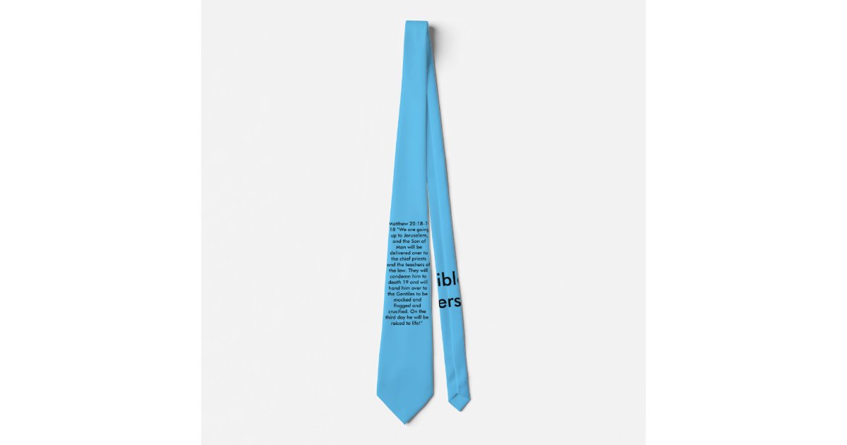 Bible Verse Tie | Zazzle