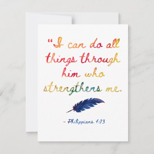 Bible Verse to be Strong _ Phil 413