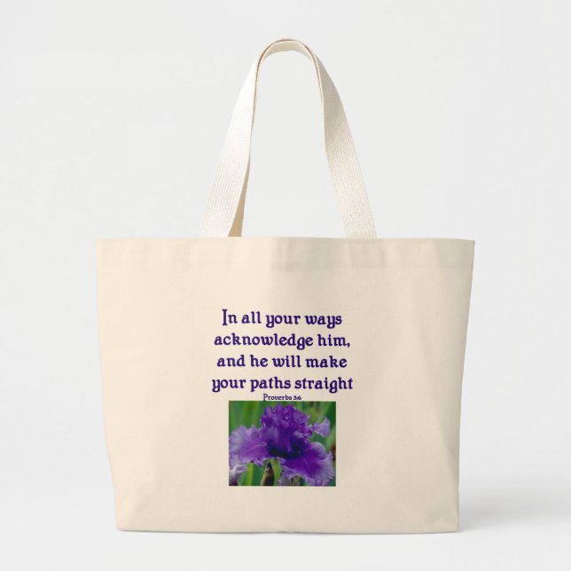  Bible Verse Tote Bag (Front)