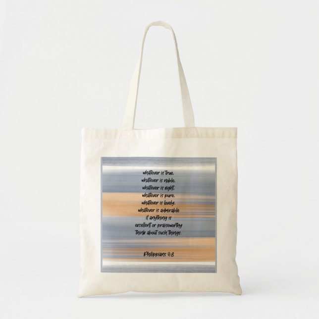 Bible verse  tote bag (Front)