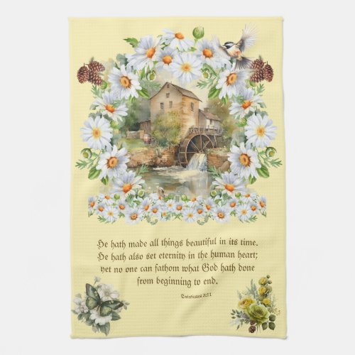 Bible Verse Towel He Hath Made All Things Beautifu