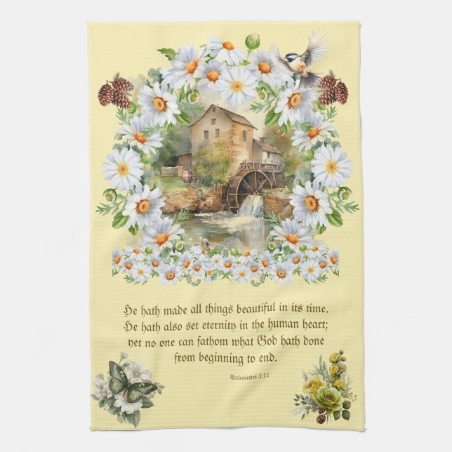 Bible Verse Towel He Hath Made All Things Beautifu (Vertical)