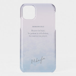 Bible Verse Transparent Phone Case