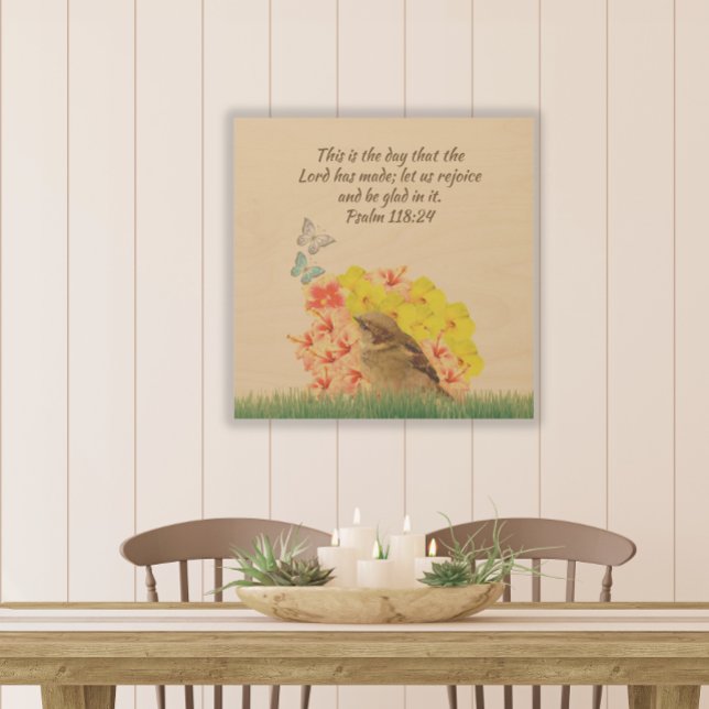 Bible verse wall art -nature artwork-wood wall art (Creator Uploaded)