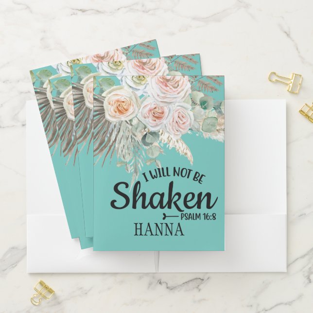 Bible Verse Watercolor Pampas Grass Pocket Folder (In Situ)