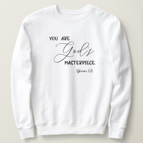 Bible Verse White Woman Sweatshirt