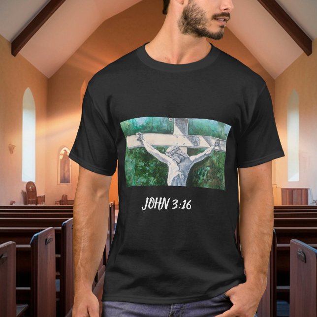 Bible Verse with Cross T-Shirt (Creator Uploaded)