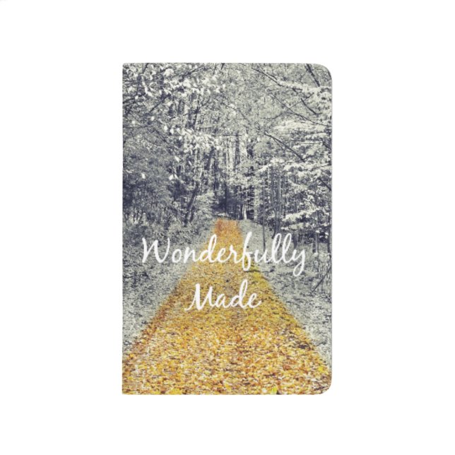 Bible Verse: Wonderfully Made Journal (Front)