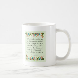 Bible Verses Art - 1 Corinthians 10:13 Coffee Mug