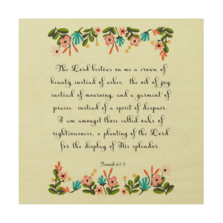 Bible Verses Art - Isaiah 61:3