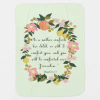 Bible verse swaddle discount blanket