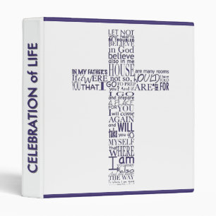 Bible Verses from John 14 - Custom Guest Book 4 Binder