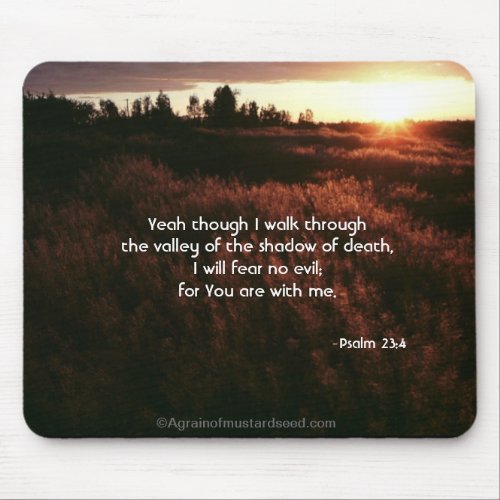 Bible Verses Gods Word Mouse Pad