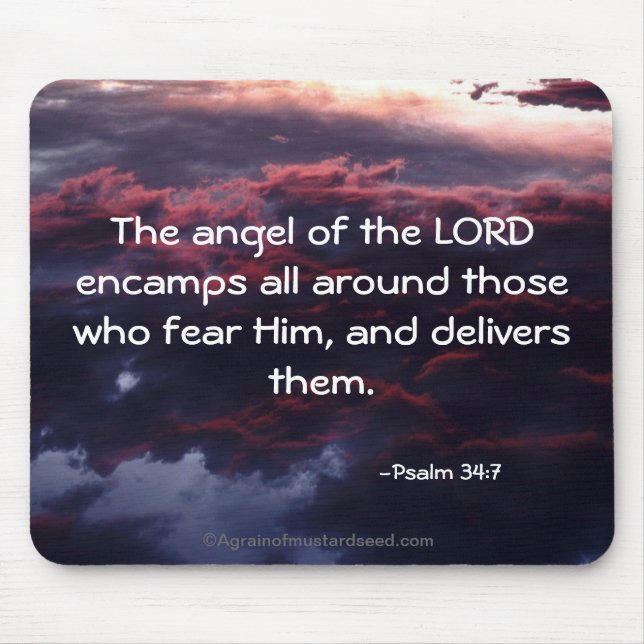 Bible Verses God's Word Mouse Pad (Front)