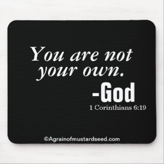 Bible Verses God's Word Mouse Pad