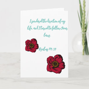 Bible verses holiday card