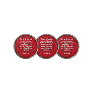 Bible Verses Inspirational Quote Isaiah 41:10 Golf Ball Marker
