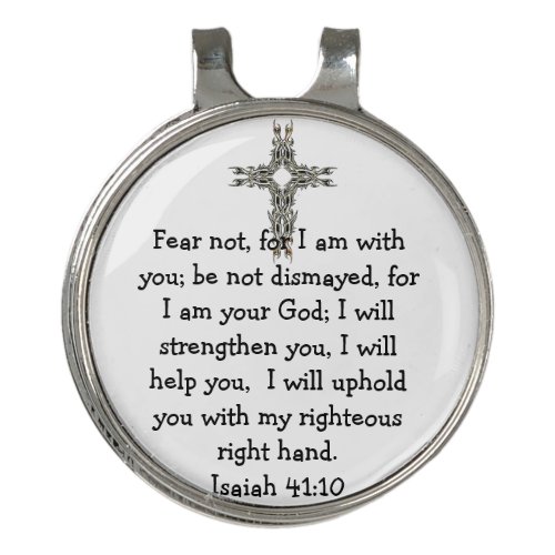 Bible Verses Inspirational Quote Isaiah 4110 Golf Hat Clip