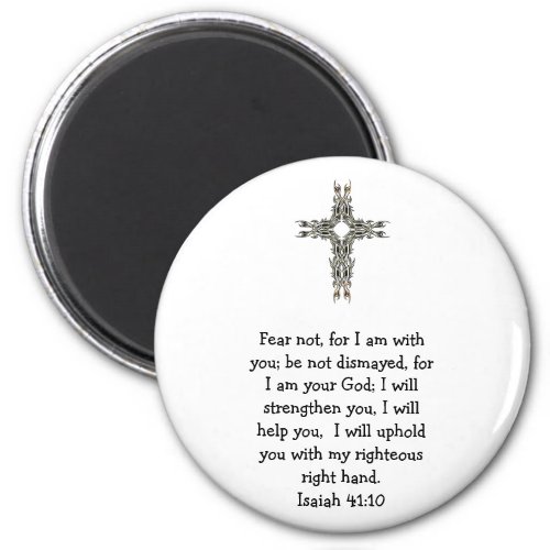 Bible Verses Inspirational Quote Isaiah 4110 Magnet