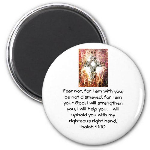 Bible Verses Inspirational Quote Isaiah 4110 Magnet